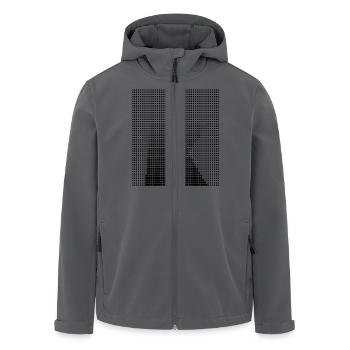 Letter K, Name, der Buchstabe K - Recycelte Männer Softshell-Jacke von Stanley/Stella - Anthrazit - Vorne - AI Model Male 185 light (185cm)