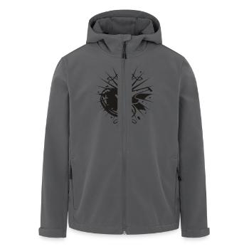 ROCK IT - Recycelte Männer Softshell-Jacke von Stanley/Stella - Anthrazit - Vorne - AI Model Male 185 light (185cm)
