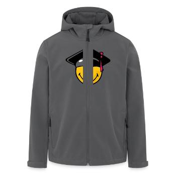 Smiley Graduation - Recycelte Männer Softshell-Jacke von Stanley/Stella - Anthrazit - Vorne - AI Model Male 185 light (185cm)