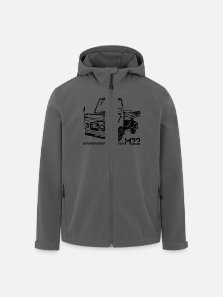 Multicar M22 Neu - Recycelte Männer Softshell-Jacke von Stanley/Stella - Anthrazit