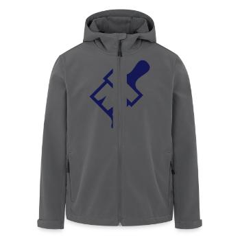 malern - Recycelte Männer Softshell-Jacke von Stanley/Stella - Anthrazit - Vorne - AI Model Male 185 light (185cm)