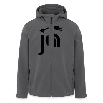 Gottes JA zu uns - Recycelte Männer Softshell-Jacke von Stanley/Stella - Anthrazit - Vorne - AI Model Male 185 light (185cm)