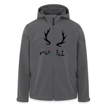 rock mi - Recycelte Männer Softshell-Jacke von Stanley/Stella - Anthrazit - Vorne - AI Model Male 185 light (185cm)