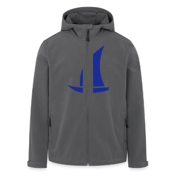 segelboot - Recycelte Männer Softshell-Jacke von Stanley/Stella - Anthrazit - Vorne - AI Model Male 185 light (185cm)