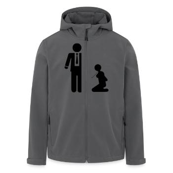 BDSM Master - Recycelte Männer Softshell-Jacke von Stanley/Stella - Anthrazit - Vorne - AI Model Male 185 light (185cm)