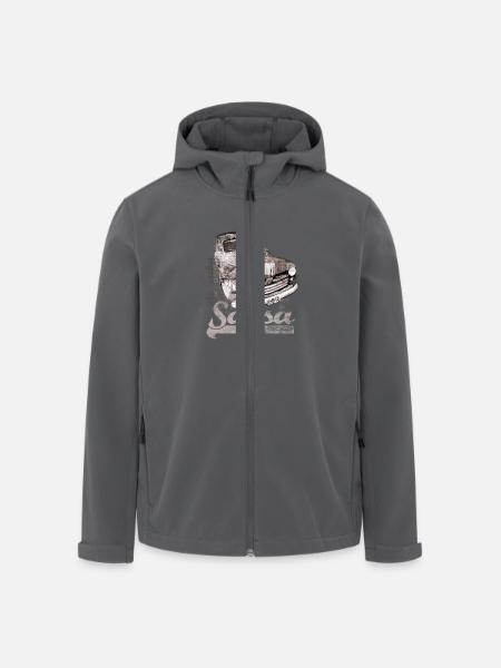salsa - Recycelte Männer Softshell-Jacke von Stanley/Stella - Anthrazit