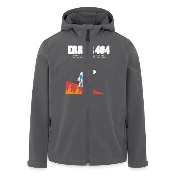 404 Astronaut - Recycelte Männer Softshell-Jacke von Stanley/Stella - Anthrazit - Vorne - AI Model Male 185 light (185cm)
