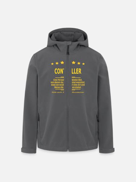 CONTROLLER - Recycelte Männer Softshell-Jacke von Stanley/Stella - Anthrazit