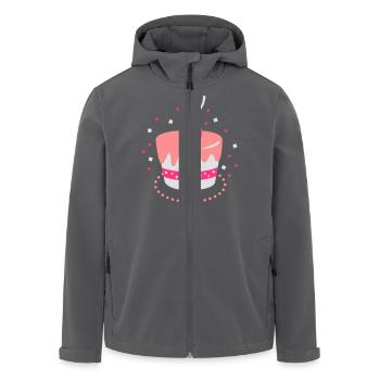 Toertchen mit Deko - Recycelte Männer Softshell-Jacke von Stanley/Stella - Anthrazit - Vorne - AI Model Male 185 light (185cm)