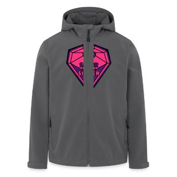 Superhero Schwester - Recycelte Männer Softshell-Jacke von Stanley/Stella - Anthrazit - Vorne - AI Model Male 185 light (185cm)