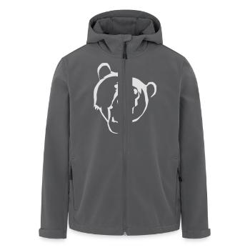Bär - Recycelte Männer Softshell-Jacke von Stanley/Stella - Anthrazit - Vorne - AI Model Male 185 light (185cm)