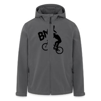 bmx - Recycelte Männer Softshell-Jacke von Stanley/Stella - Anthrazit - Vorne - AI Model Male 185 light (185cm)