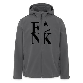 Funk Musik - Recycelte Männer Softshell-Jacke von Stanley/Stella - Anthrazit - Vorne - AI Model Male 185 light (185cm)