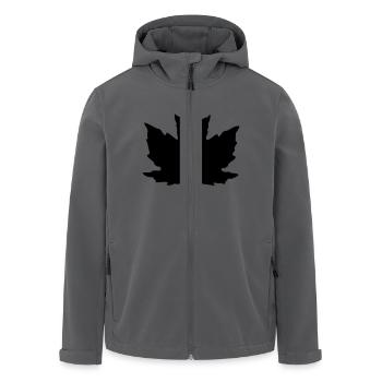 Ahornblatt - Recycelte Männer Softshell-Jacke von Stanley/Stella - Anthrazit - Vorne - AI Model Male 185 light (185cm)
