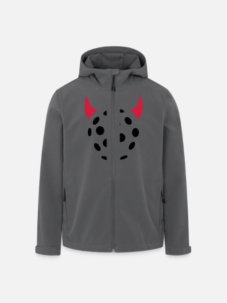 Floorball - Recycelte Männer Softshell-Jacke von Stanley/Stella - Anthrazit