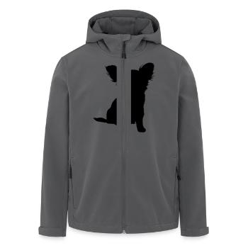 loulou - Recycelte Männer Softshell-Jacke von Stanley/Stella - Anthrazit - Vorne - AI Model Male 185 light (185cm)