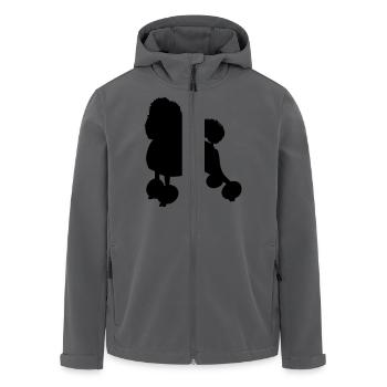 puddel - Recycelte Männer Softshell-Jacke von Stanley/Stella - Anthrazit - Vorne - AI Model Male 185 light (185cm)