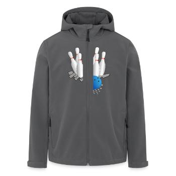 kegel - Recycelte Männer Softshell-Jacke von Stanley/Stella - Anthrazit - Vorne - AI Model Male 185 light (185cm)