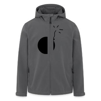 bombe - Recycelte Männer Softshell-Jacke von Stanley/Stella - Anthrazit - Vorne - AI Model Male 185 light (185cm)