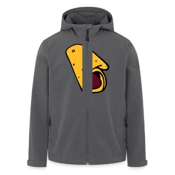 burrito Pfannkuchen-Pfannkuchen-Wurst - Recycelte Männer Softshell-Jacke von Stanley/Stella - Anthrazit - Vorne - AI Model Male 185 light (185cm)