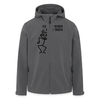 Namen tanzen - Recycelte Männer Softshell-Jacke von Stanley/Stella - Anthrazit - Vorne - AI Model Male 185 light (185cm)