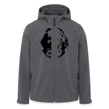 Karl Marx - Recycelte Männer Softshell-Jacke von Stanley/Stella - Anthrazit - Vorne - AI Model Male 185 light (185cm)