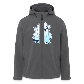 Gespenst - Recycelte Männer Softshell-Jacke von Stanley/Stella - Anthrazit - Vorne - AI Model Male 185 light (185cm)
