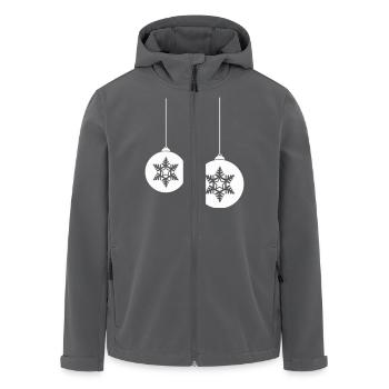 Weihnachtskugel stern 2 - Recycelte Männer Softshell-Jacke von Stanley/Stella - Anthrazit - Vorne - AI Model Male 185 light (185cm)