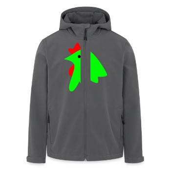 Hahn - Recycelte Männer Softshell-Jacke von Stanley/Stella - Anthrazit - Vorne - AI Model Male 185 light (185cm)