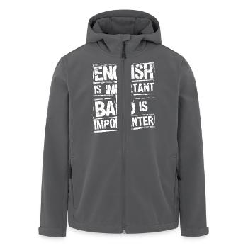 Witz für Musiker und Bands - Recycelte Männer Softshell-Jacke von Stanley/Stella - Anthrazit - Vorne - AI Model Male 185 light (185cm)