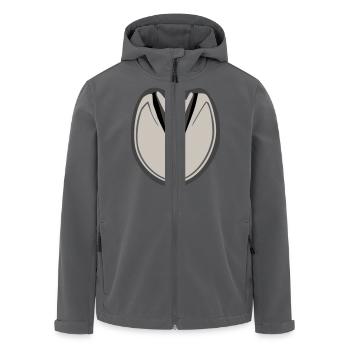Huf Pferd für Hufpfleger - Recycelte Männer Softshell-Jacke von Stanley/Stella - Anthrazit - Vorne - AI Model Male 185 light (185cm)