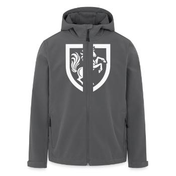 pferd wappen - Recycelte Männer Softshell-Jacke von Stanley/Stella - Anthrazit - Vorne - AI Model Male 185 light (185cm)