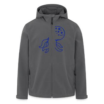 Oktopus Kraken Tintenfisch Kopffüßer böser Blick - Recycelte Männer Softshell-Jacke von Stanley/Stella - Anthrazit - Vorne - AI Model Male 185 light (185cm)