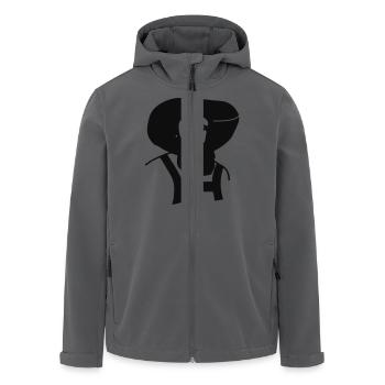 Andreas Hofer 5 - Recycelte Männer Softshell-Jacke von Stanley/Stella - Anthrazit - Vorne - AI Model Male 185 light (185cm)