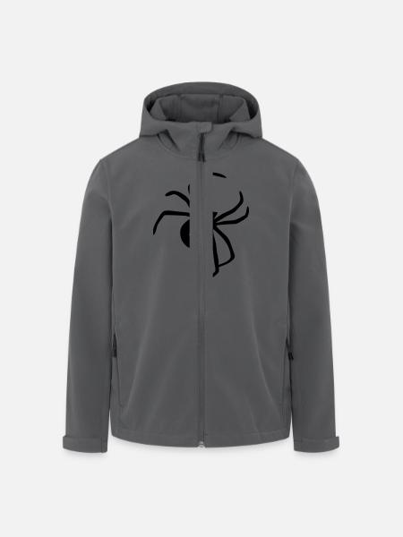 Black Widow Twocolor - Recycelte Männer Softshell-Jacke von Stanley/Stella - Anthrazit