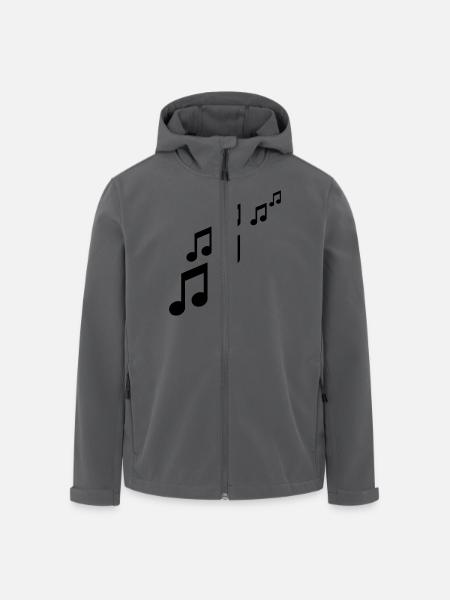 Note - Recycelte Männer Softshell-Jacke von Stanley/Stella - Anthrazit