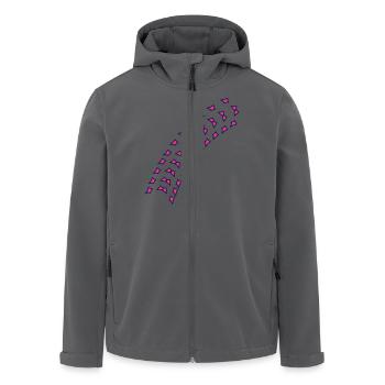 spur - Recycelte Männer Softshell-Jacke von Stanley/Stella - Anthrazit - Vorne - AI Model Male 185 light (185cm)