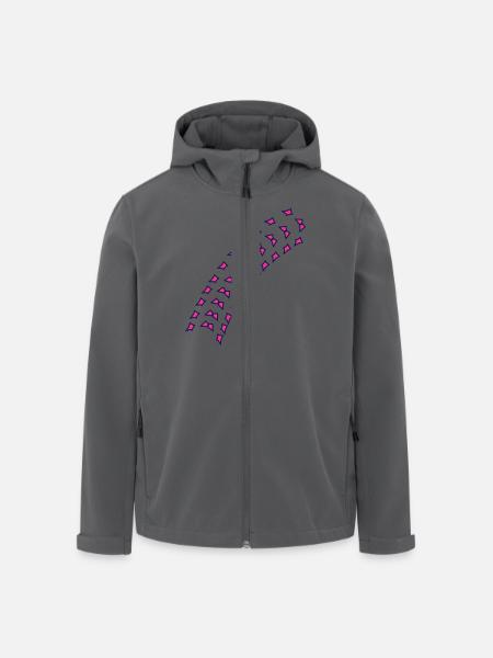 spur - Recycelte Männer Softshell-Jacke von Stanley/Stella - Anthrazit