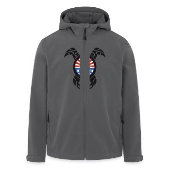 tahiti turtle - Recycelte Männer Softshell-Jacke von Stanley/Stella - Anthrazit - Vorne - AI Model Male 185 light (185cm)