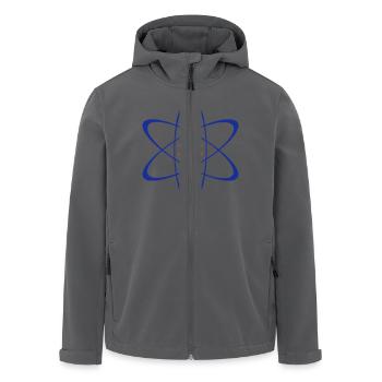 Fachschaft Physik+Technik Uni DuE - Recycelte Männer Softshell-Jacke von Stanley/Stella - Anthrazit - Vorne - AI Model Male 185 light (185cm)