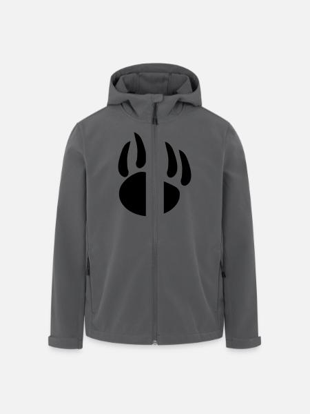 baerentatze - Recycelte Männer Softshell-Jacke von Stanley/Stella - Anthrazit