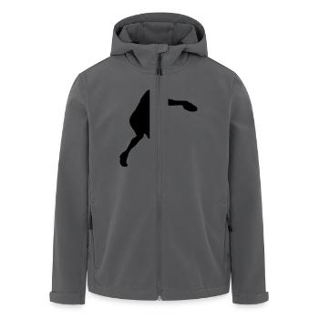 discgolf - Recycelte Männer Softshell-Jacke von Stanley/Stella - Anthrazit - Vorne - AI Model Male 185 light (185cm)
