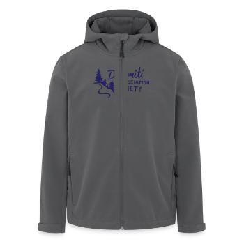 Dolomit Anerkennung Hand gezeichnet - Recycelte Männer Softshell-Jacke von Stanley/Stella - Anthrazit - Vorne - AI Model Male 185 light (185cm)