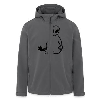 Dicker Alien - Recycelte Männer Softshell-Jacke von Stanley/Stella - Anthrazit - Vorne - AI Model Male 185 light (185cm)