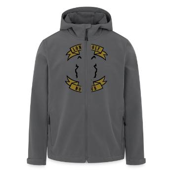 Lone Wolf - Kein Verein - Recycelte Männer Softshell-Jacke von Stanley/Stella - Anthrazit - Vorne - AI Model Male 185 light (185cm)