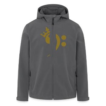 bass Notenschlüssel - Recycelte Männer Softshell-Jacke von Stanley/Stella - Anthrazit - Vorne - AI Model Male 185 light (185cm)