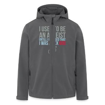 sex god - Recycelte Männer Softshell-Jacke von Stanley/Stella - Anthrazit - Vorne - AI Model Male 185 light (185cm)