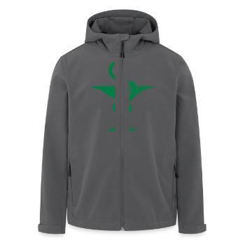 apotheker Tasse Hygieia apotheke - Recycelte Männer Softshell-Jacke von Stanley/Stella - Anthrazit - Vorne - AI Model Male 185 light (185cm)