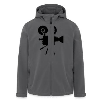 Kamera - Recycelte Männer Softshell-Jacke von Stanley/Stella - Anthrazit - Vorne - AI Model Male 185 light (185cm)