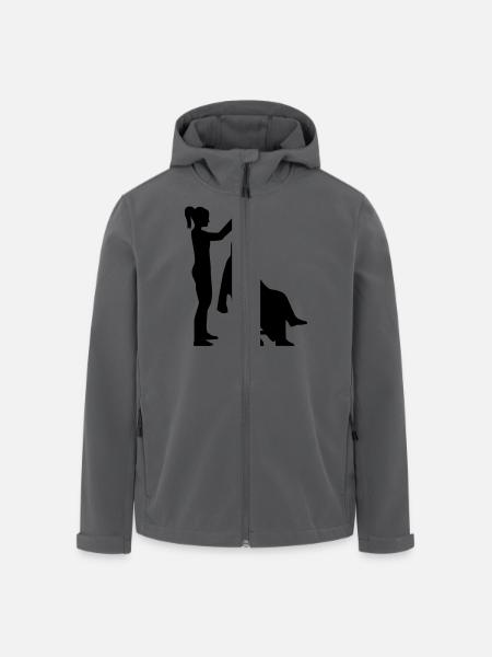 Friseur - Recycelte Männer Softshell-Jacke von Stanley/Stella - Anthrazit